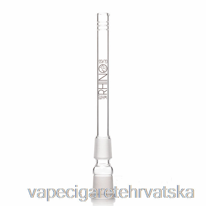 Vape Hrvatska White Rhino 19/19 Glass Downstem 6inch